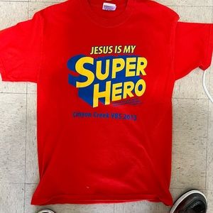 Jesus is my superhero shirt